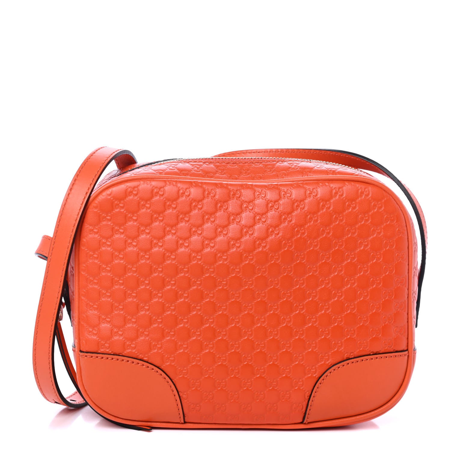 Gucci Soft Microguccissima Mini Bree Messenger Bag Sun Orange 1 of 4