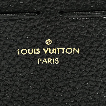 Louis Vuitton Calfskin Felicie Chain Wallet Card Holder Insert Black 6 of 6