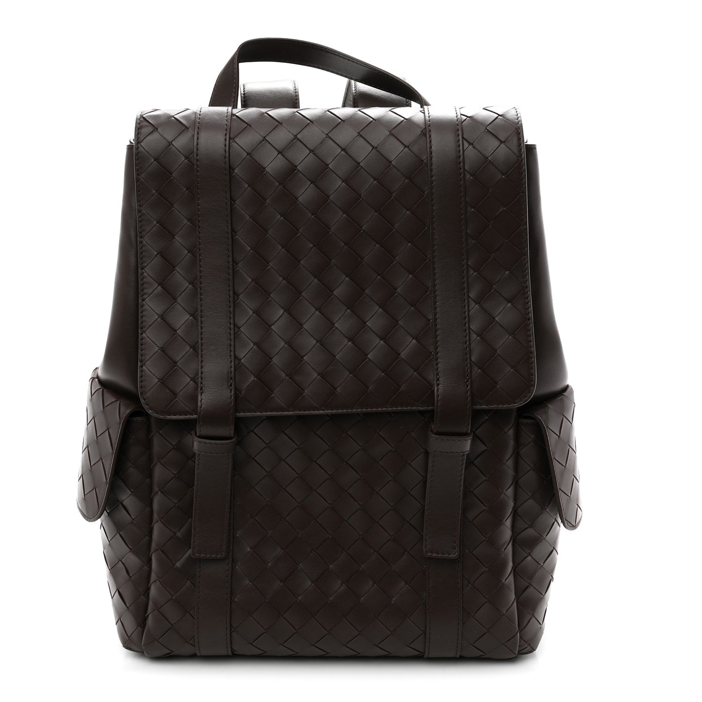 Calfskin Intrecciato Back To School Backpack Old Wood