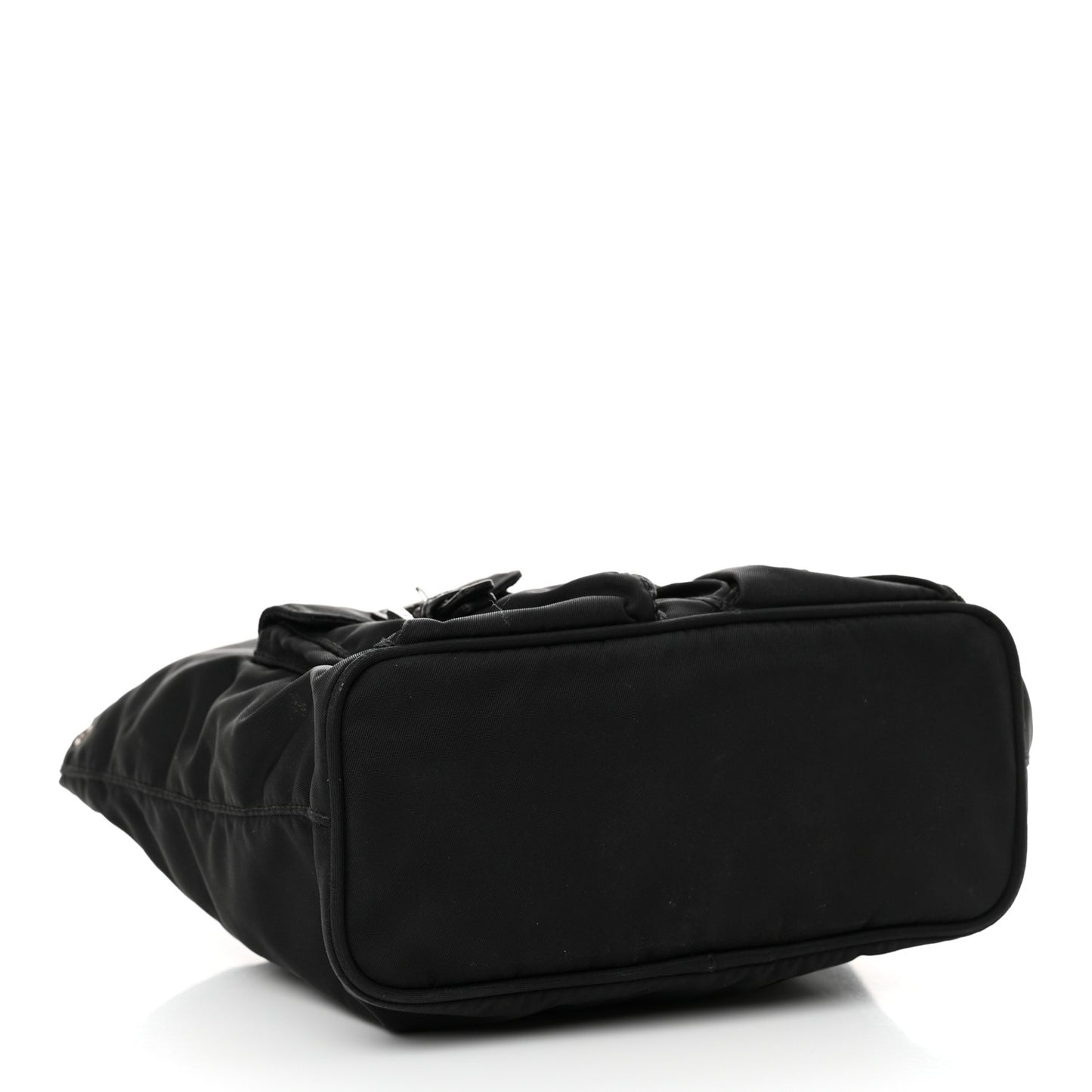 Nylon Vela Mini Crossbody Backpack Black