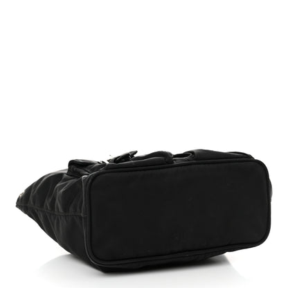 Prada Nylon Vela Mini Crossbody Backpack Black 4 of 17