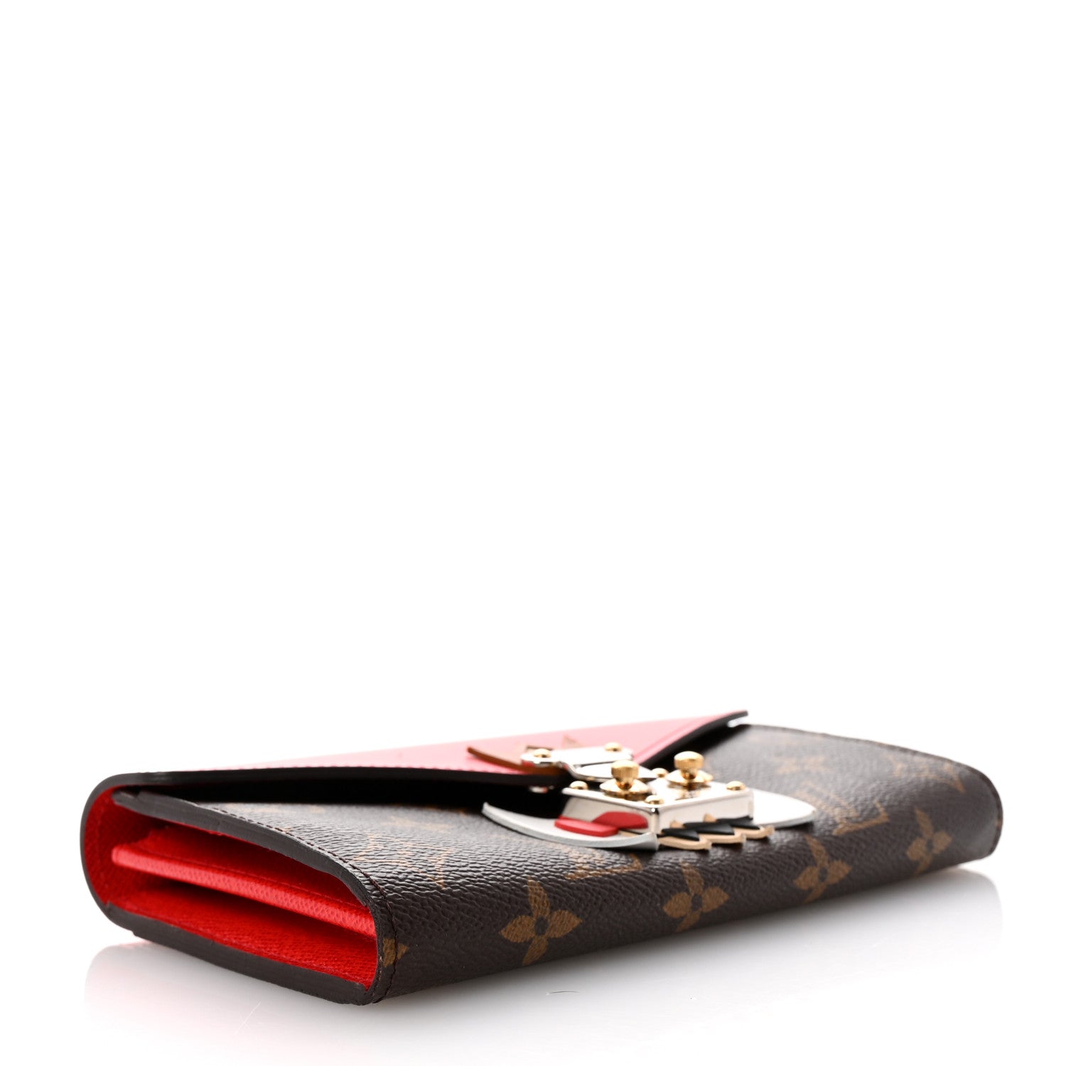 Louis Vuitton Monogram Tribal Mask Sarah Wallet Rouge 4 of 7