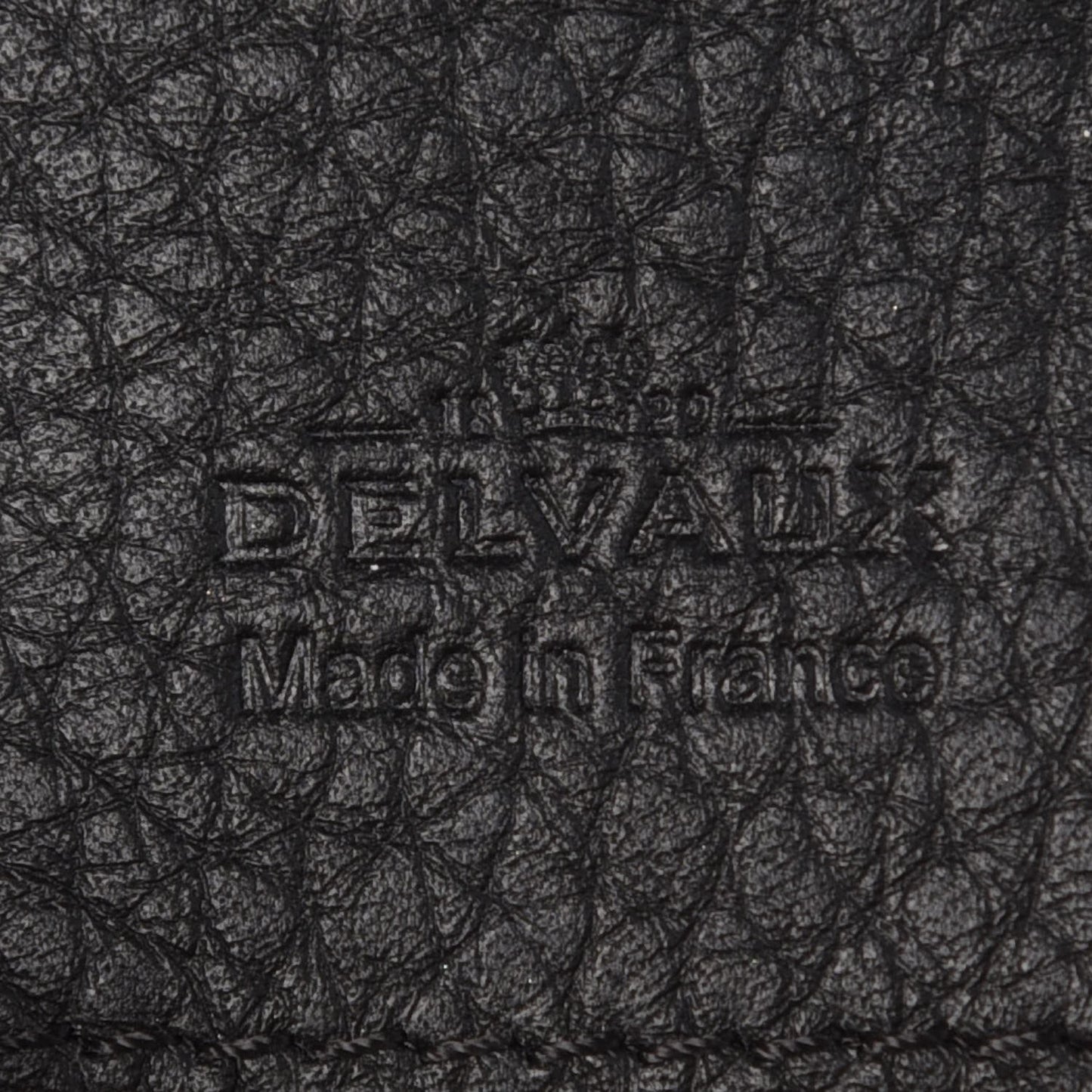 Grained Bullskin Presse Card Case Black