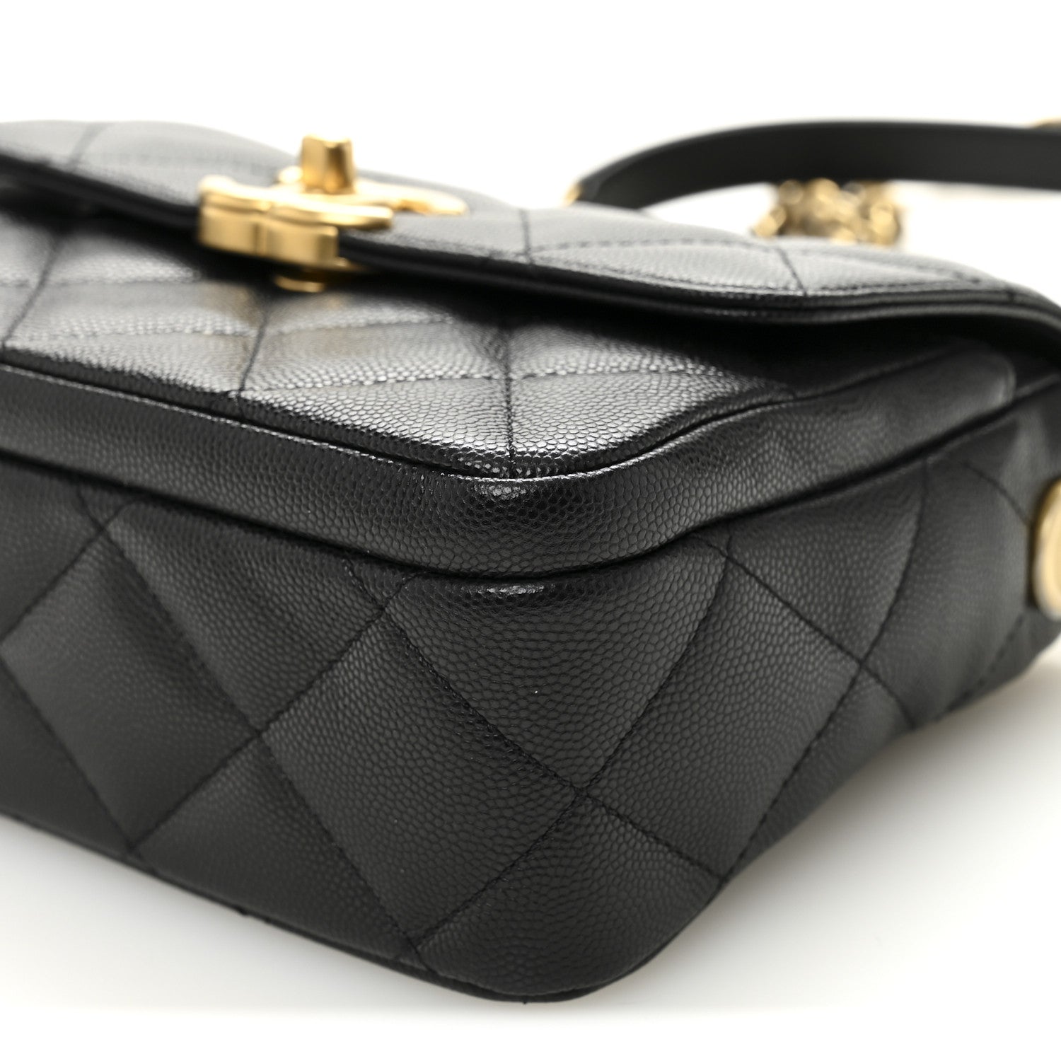 Chanel Shiny Caviar Quilted Mini Flap Black 10 of 10
