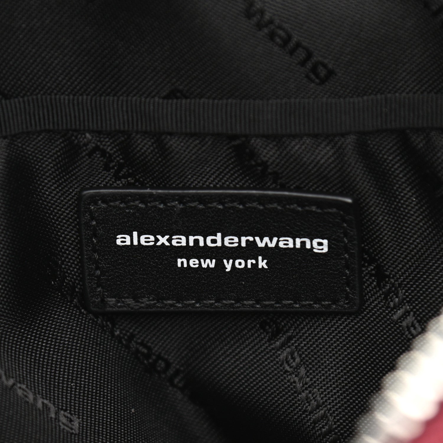 Alexander Wang Nylon Canvas Heiress Sport Shoulder Bag Burgundy 5 of 9