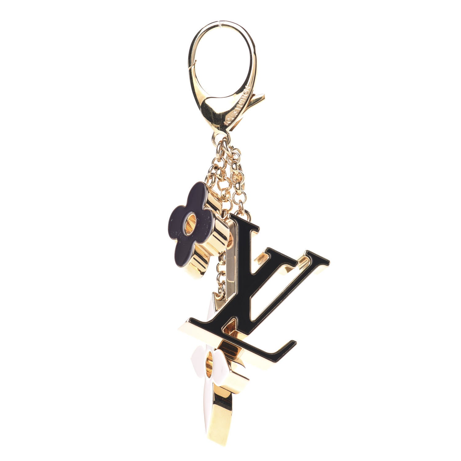 Louis Vuitton Fleur De Monogram Bag Charm Dore 1 of 4