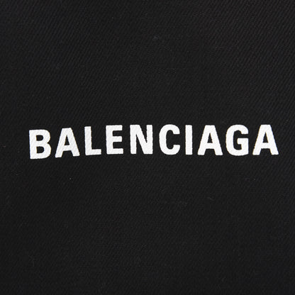 Balenciaga Cotton Canvas Calfskin Navy Cabas XS Black 11 of 11