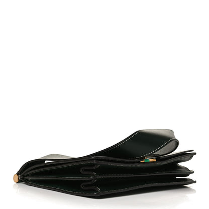 Celine Calfskin Small Tab Shoulder Bag Dark Green 3 of 12