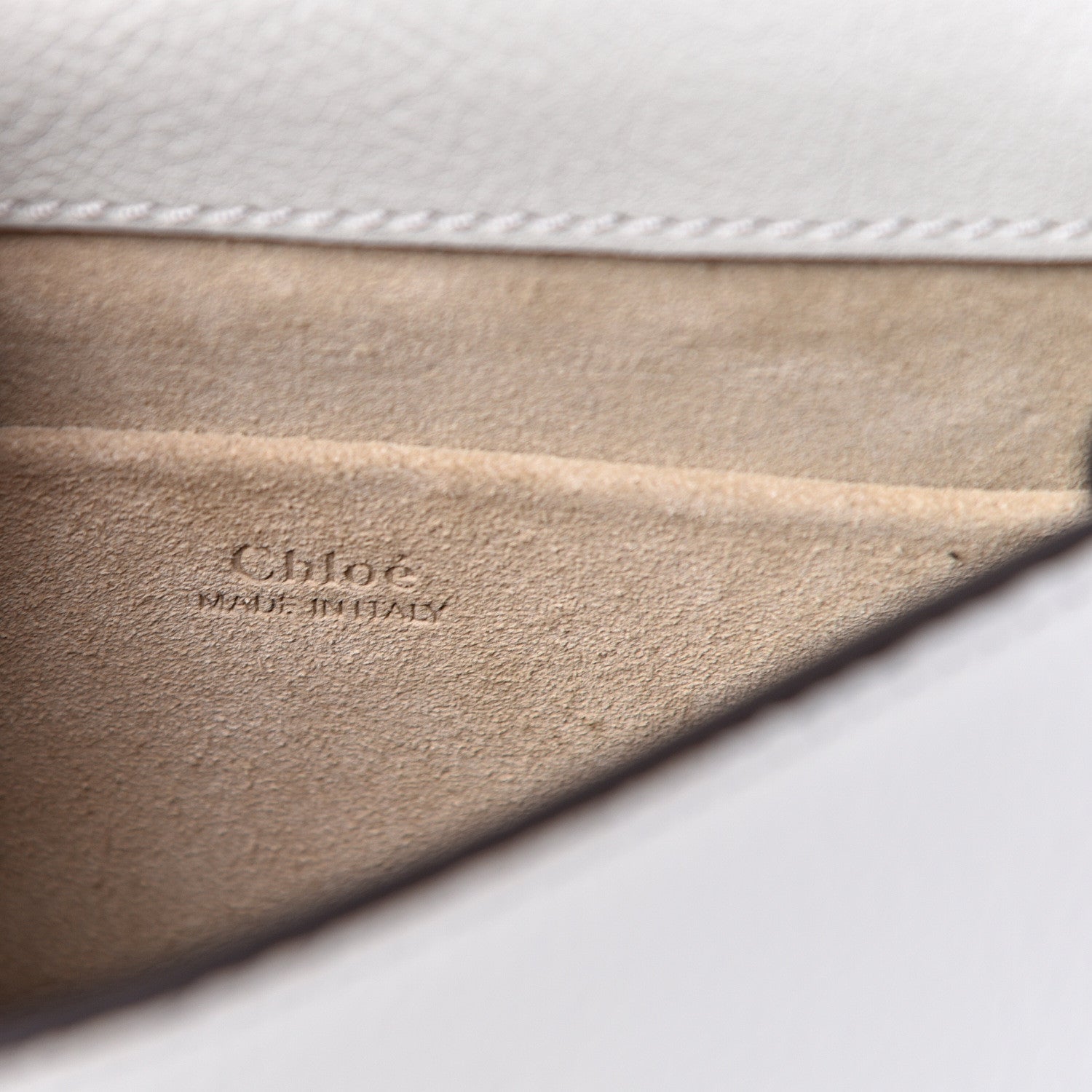 Chloe Calfskin Suede Small Nile Bracelet Bag Airy Grey 5 of 10