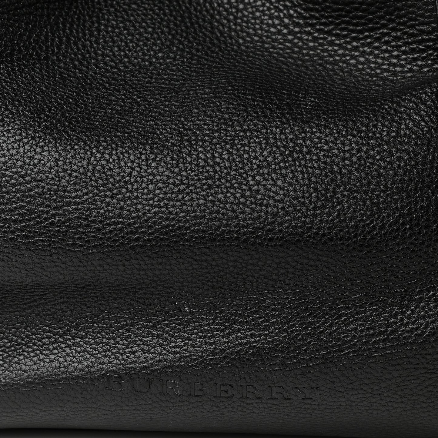 Grainy Calfskin House Check Medium Maidstone Black