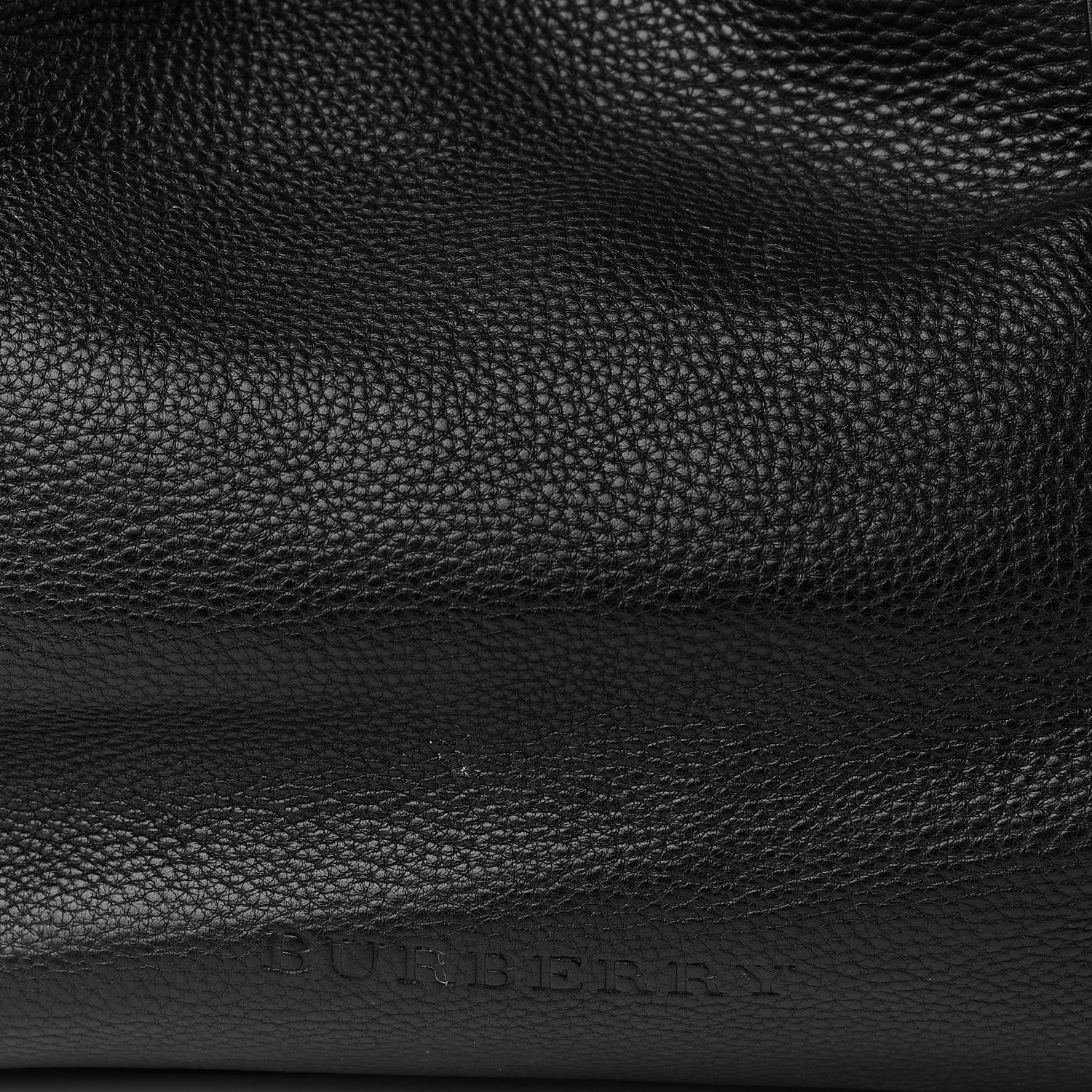 Burberry Grainy Calfskin House Check Medium Maidstone Black 12 of 14
