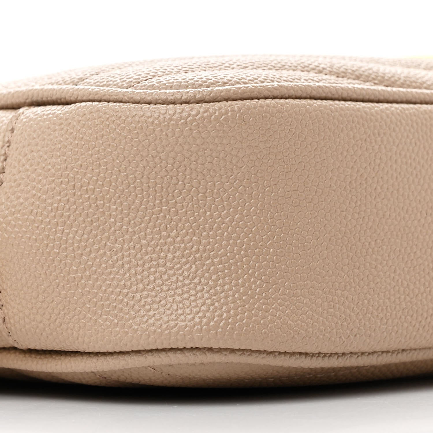 Saint Laurent Grain De Poudre Matelasse Monogram Mini Lou Camera Bag Dark Beige 9 of 11