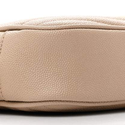 Saint Laurent Grain De Poudre Matelasse Monogram Mini Lou Camera Bag Dark Beige 9 of 11
