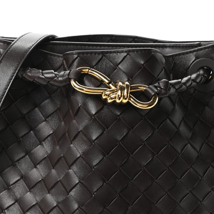 Bottega Veneta Nappa Intrecciato Small Andiamo Bucket Bag Fondant 8 of 10