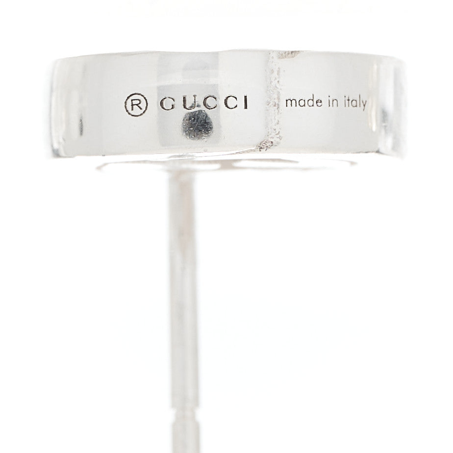 Gucci Sterling Silver Interlocking GG Stud Earrings 5 of 6