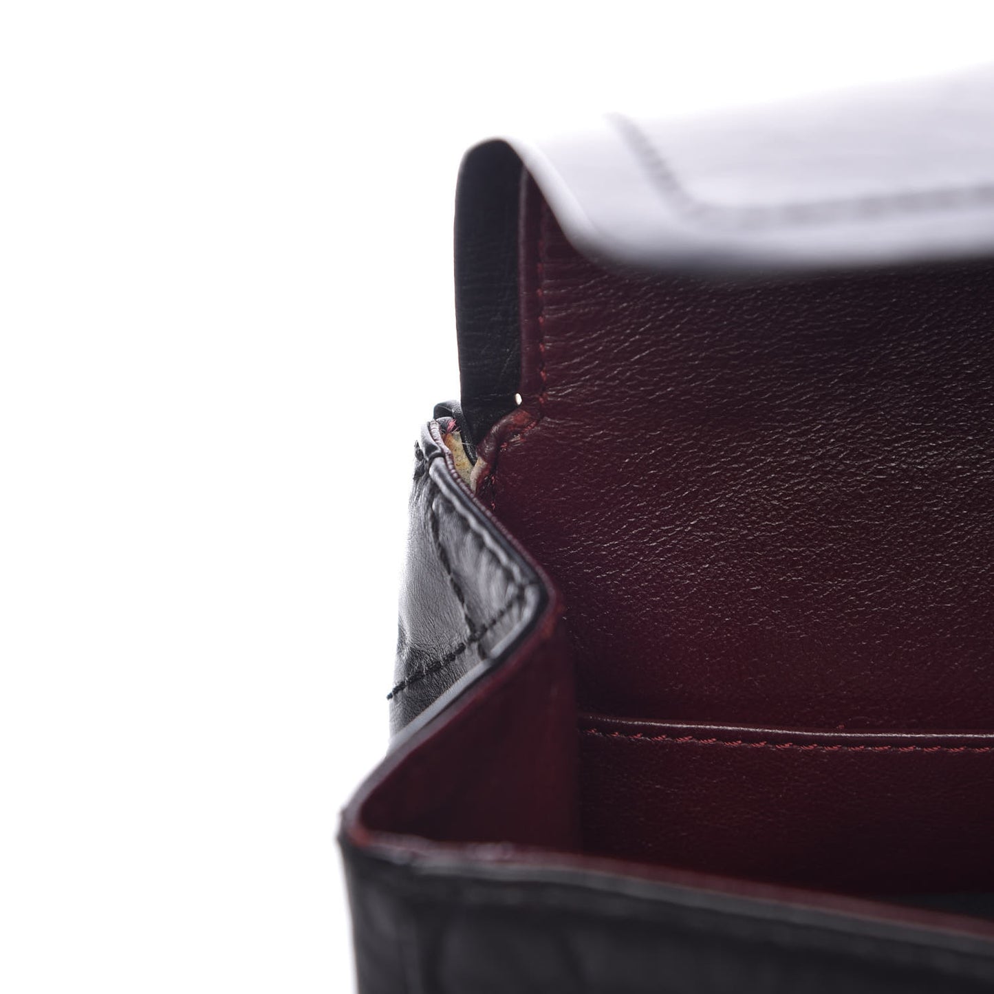 Aged Calfskin Quilted 2.55 Reissue 227 Flap Black