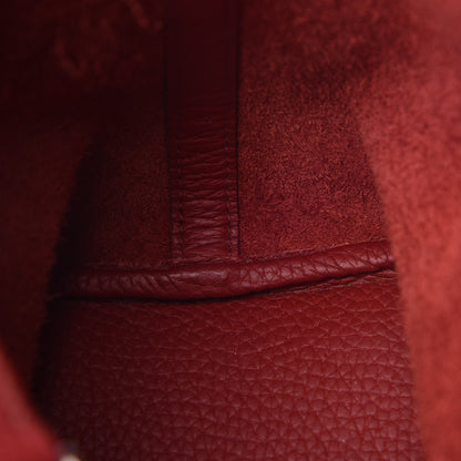 Hermes Taurillon Clemence Picotin Lock 18 PM Rubis 8 of 10