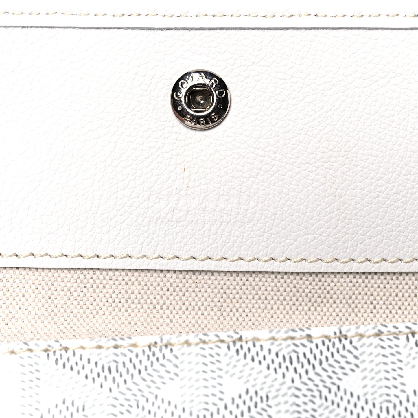 Goyardine Saint Louis GM White