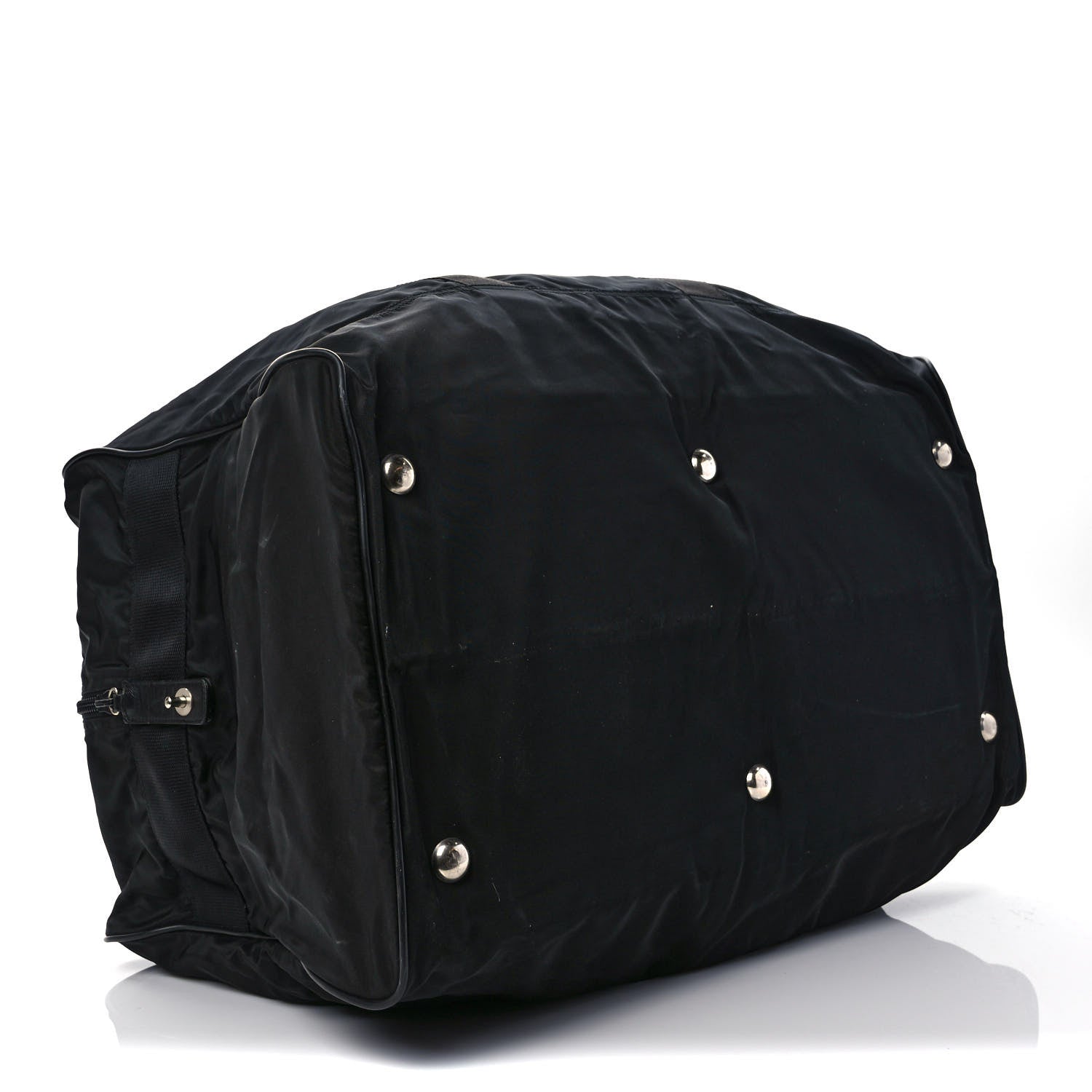 Prada Tessuto Nylon Saffiano Viaggio Duffle Black 3 of 10