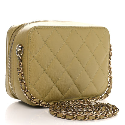 Chanel Caviar Quilted Camera Bag Green 3 of 12