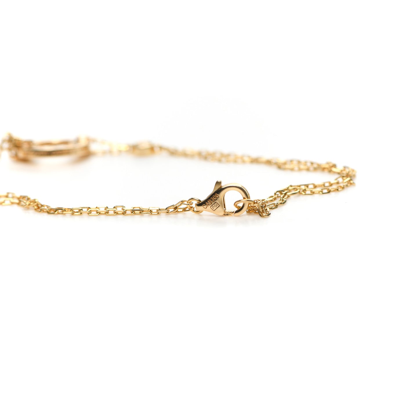 18K Yellow Gold Diamond LOVE Bracelet