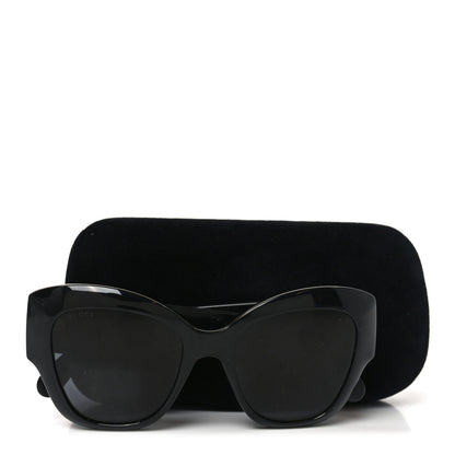 Gucci Acetate GG Butterfly Sunglasses GG0808S Black 7 of 7
