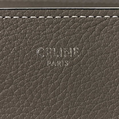 Celine Drummed Calfskin Micro Luggage Souris 6 of 10