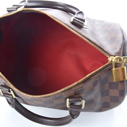 Louis Vuitton Damier Ebene Speedy Bandouliere 30 5 of 11