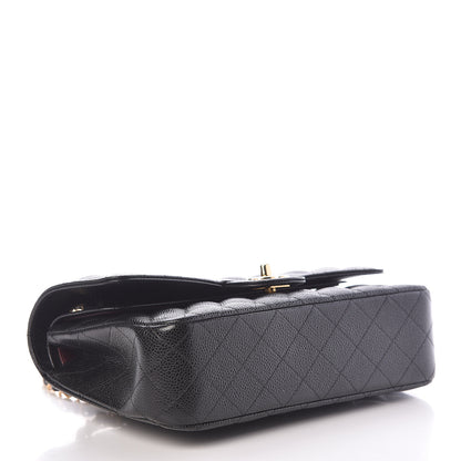 Chanel Caviar Quilted Medium Double Flap Black 5 of 12
