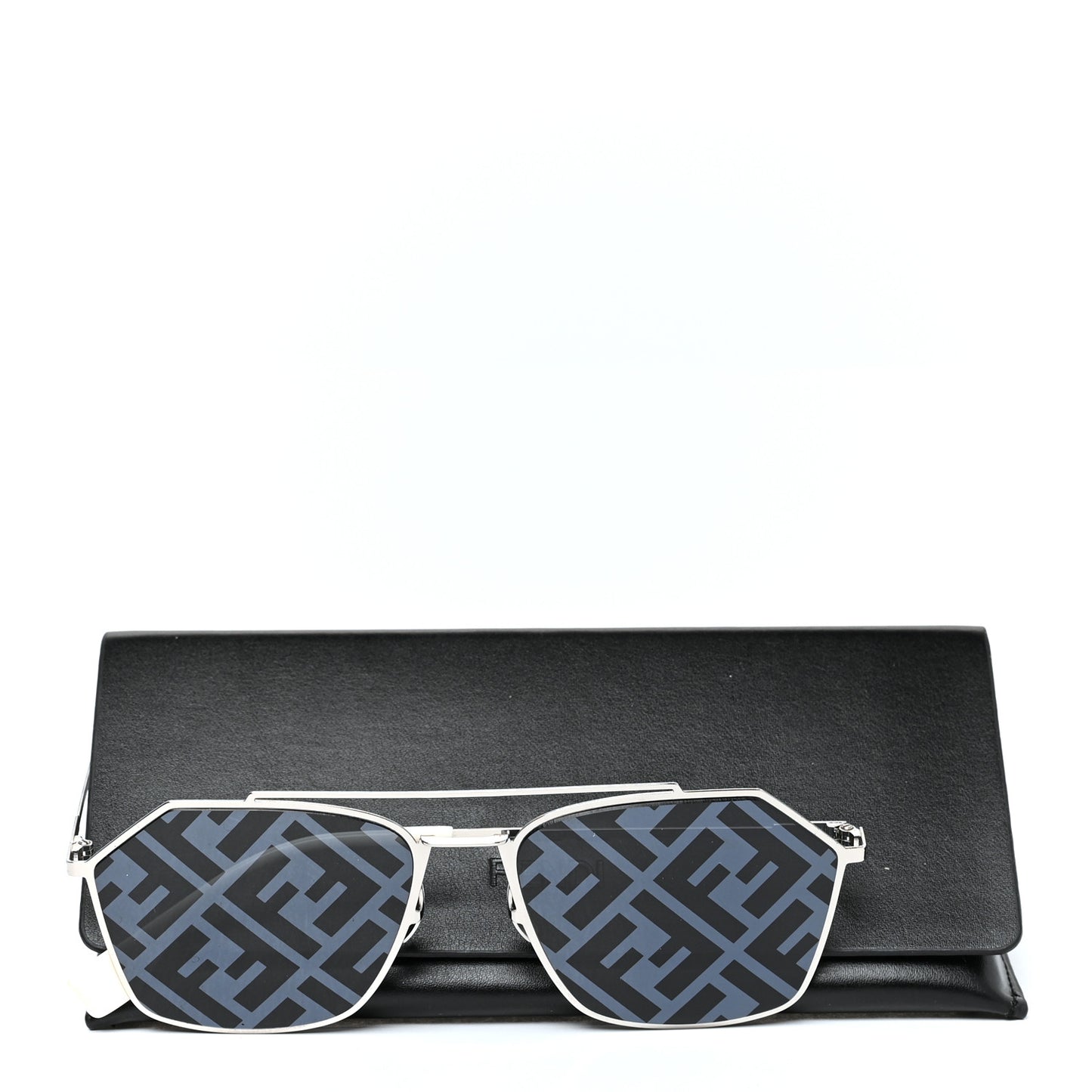 Metal Aviator Sunglasses FFM0022/S Silver