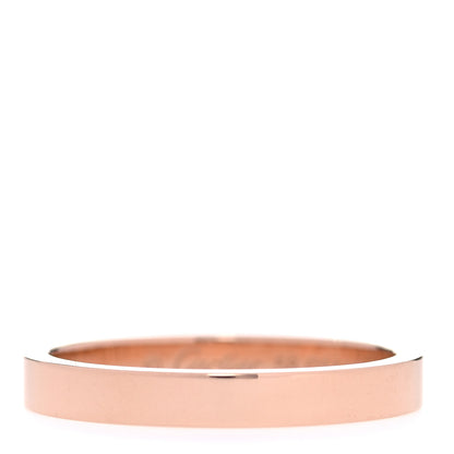 Cartier 18K Pink Gold 3mm C De Cartier Wedding Band Ring 58 8.25 3 of 5