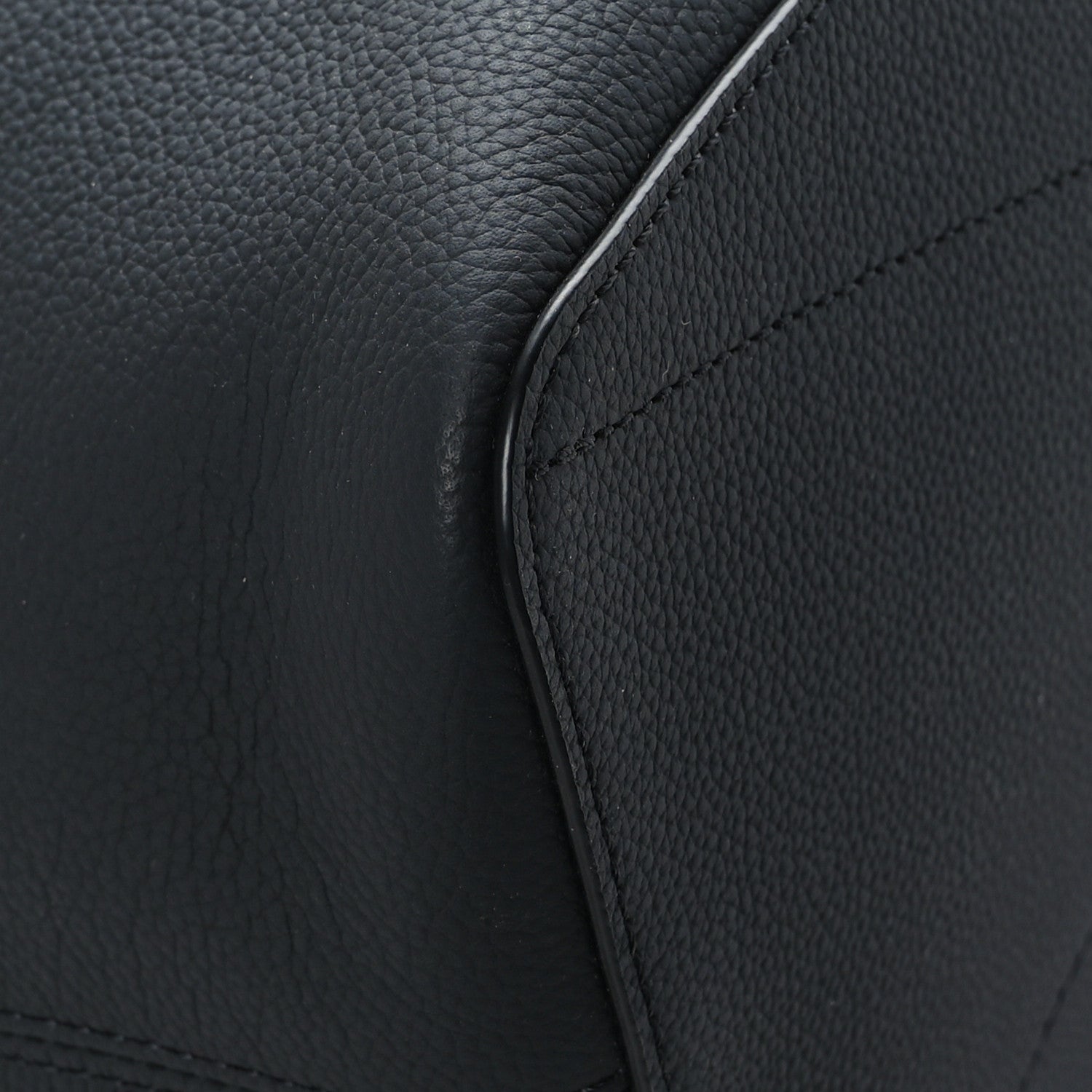 Louis Vuitton Calfskin Aerogram Lockit Tote Black 9 of 10