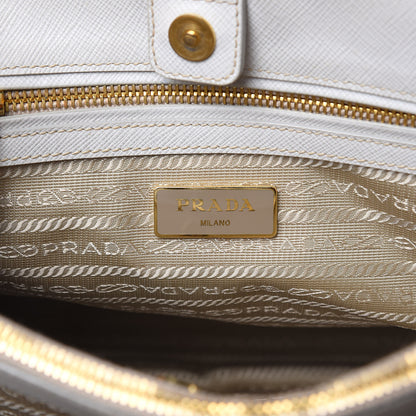 Prada Saffiano Lux Medium Tote Talco 6 of 20