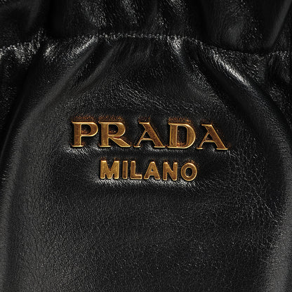 Prada Nappa Drawstring Tote Black 10 of 10
