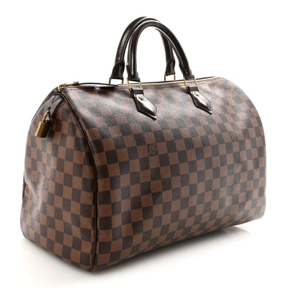 Louis Vuitton Damier Ebene Speedy 35 3 of 10