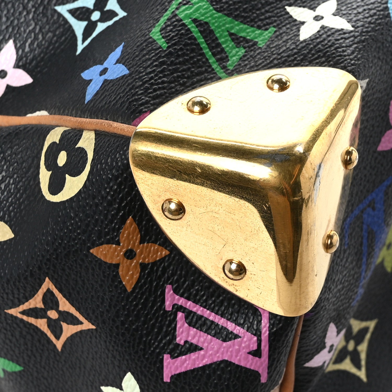 Louis Vuitton Monogram Multicolor Speedy 30 Black 9 of 10