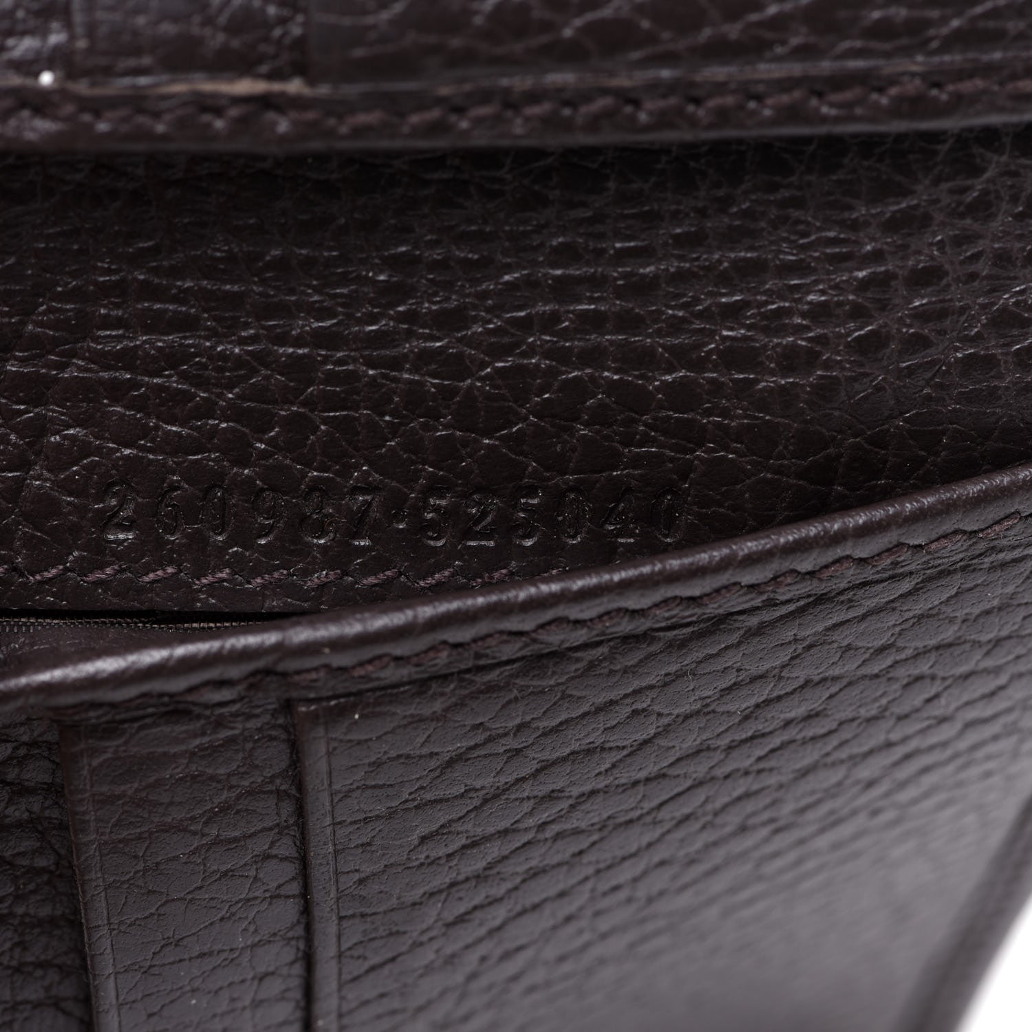 Gucci Monogram Bi-Fold Wallet Dark Brown 7 of 8