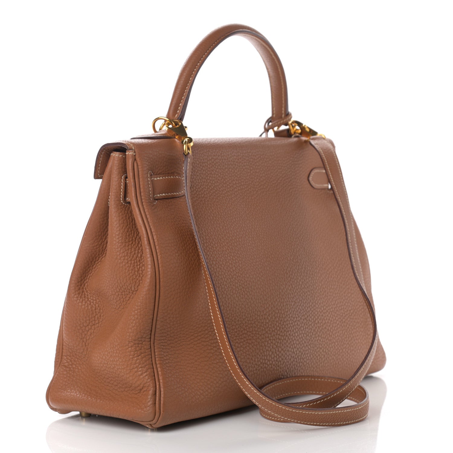 Hermes Togo Kelly Retourne 32 Gold 3 of 20
