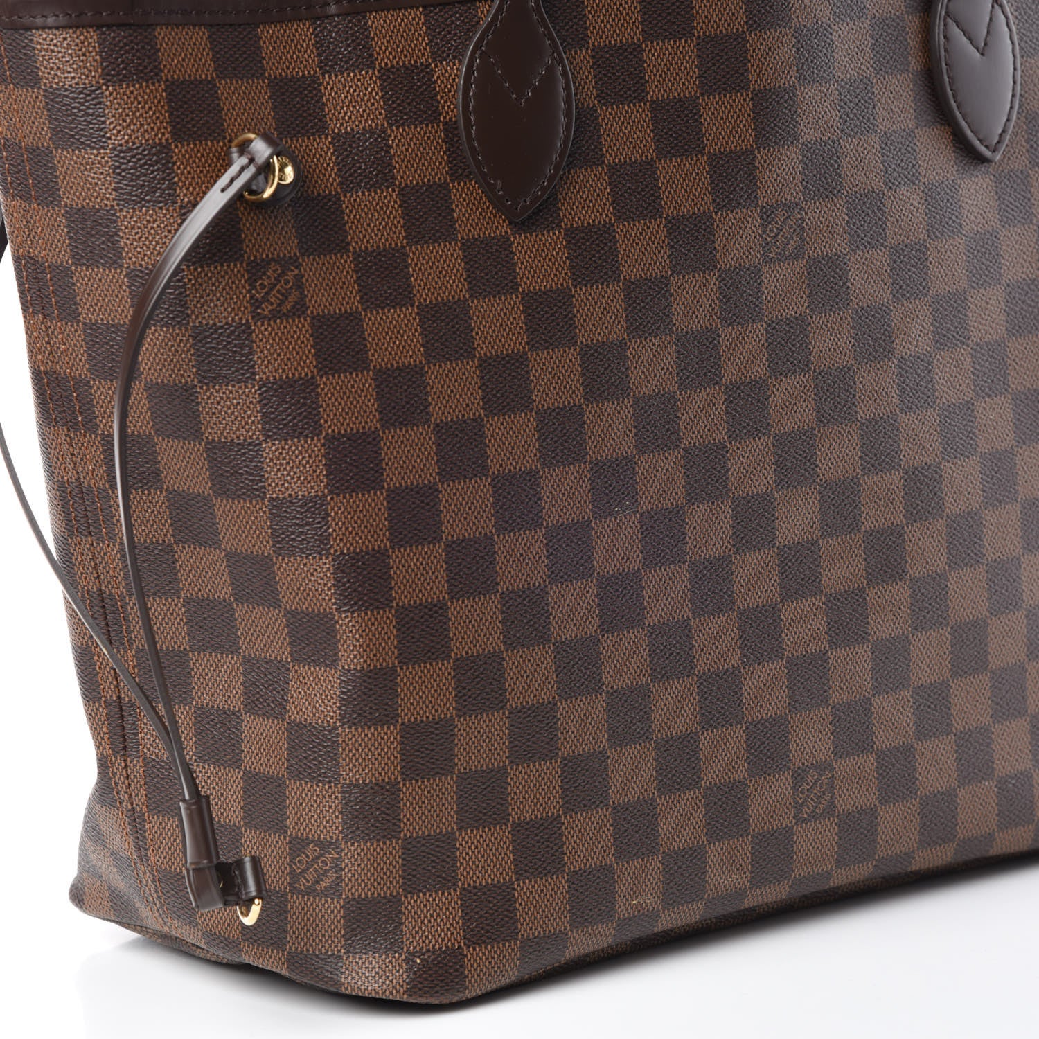 Louis Vuitton Damier Ebene Neo Neverfull MM Rose Ballerine 19 of 19