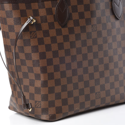 Louis Vuitton Damier Ebene Neo Neverfull MM Rose Ballerine 19 of 19