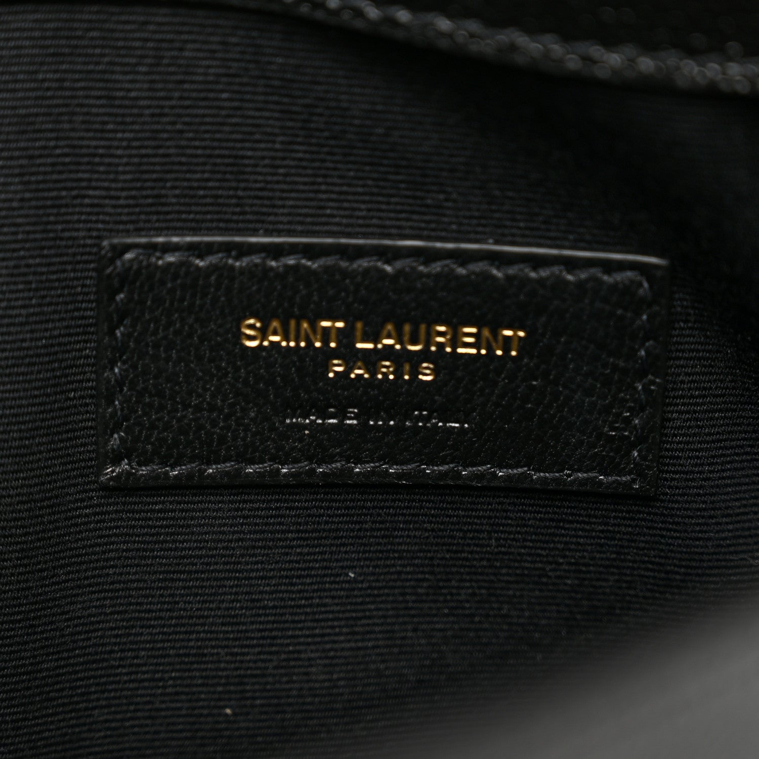 Saint Laurent Grain De Poudre Uptown Pouch Black 6 of 7