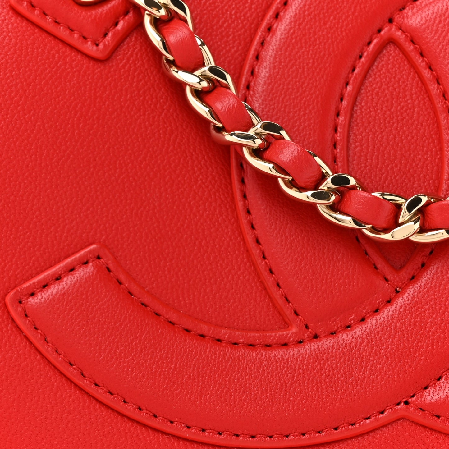 Lambskin CC Mania Backpack Red