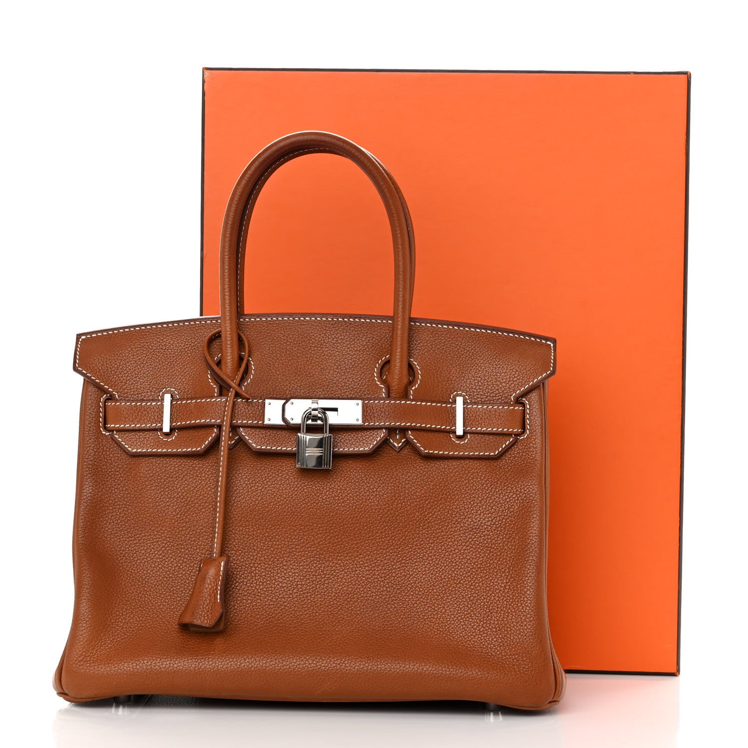 Hermes Natural Barenia Faubourg Birkin 30 Fauve 17 of 17