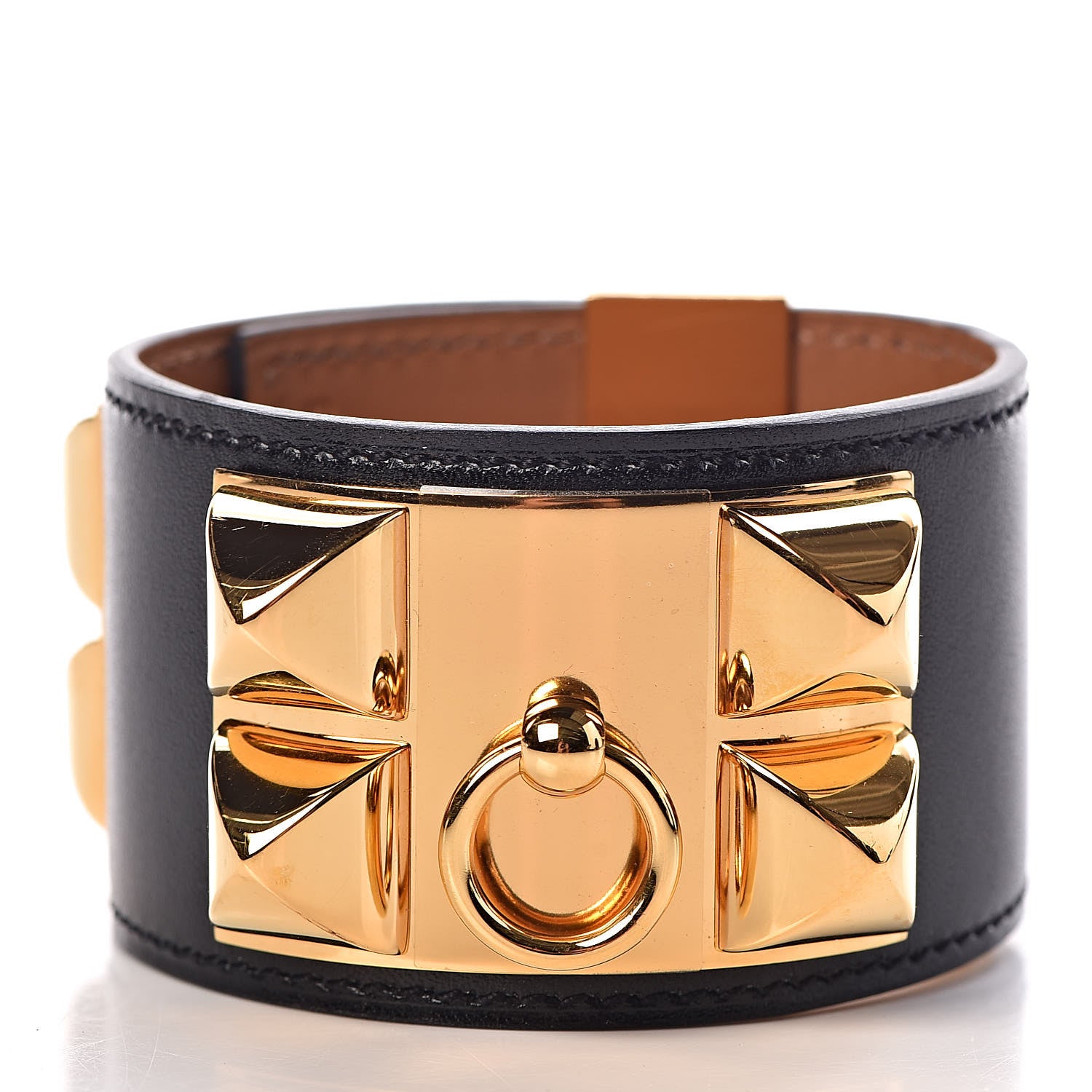 Hermes Box Collier de Chien CDC Bracelet T2 Black 6 of 6
