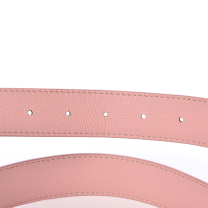 Louis Vuitton Calfskin Monogram 30mm LV Initiales Reversible Belt 85 34 Rose Ballerine 4 of 5