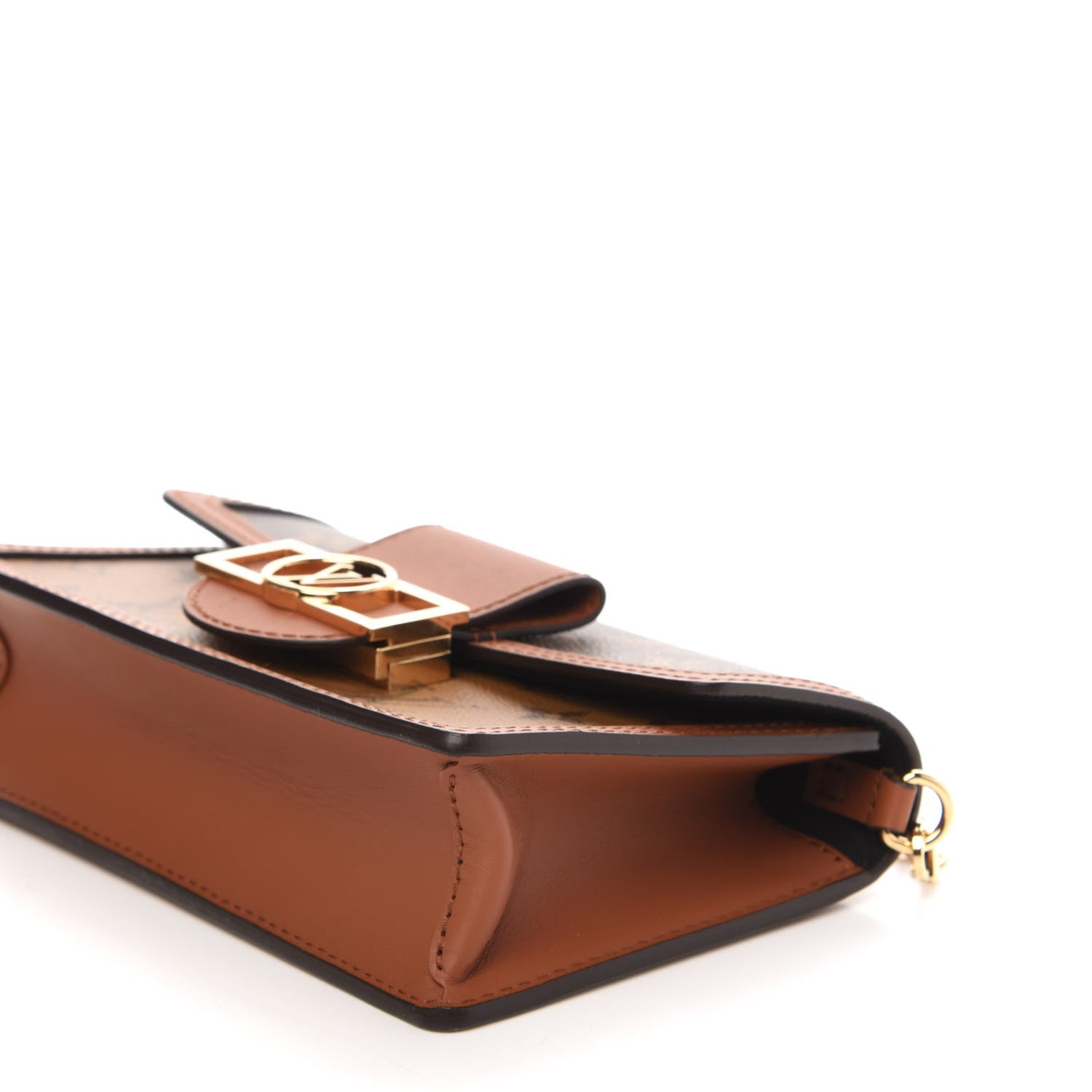 Louis Vuitton Reverse Monogram Dauphine Chain Wallet 8 of 9