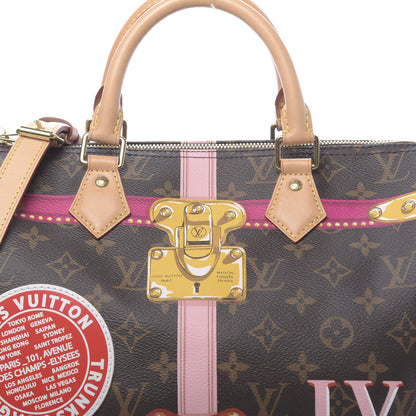Louis Vuitton Monogram Summer Trunks Speedy Bandouliere 30 12 of 12