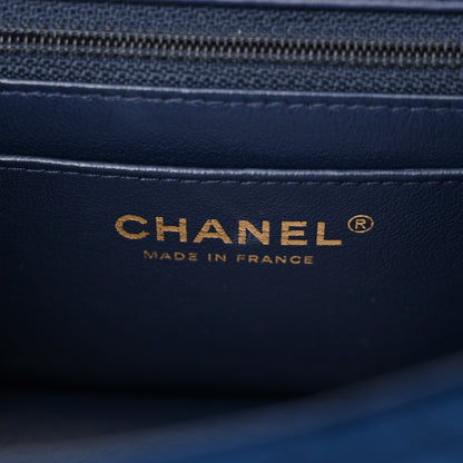 Chanel Velvet Quilted Mini 2.55 Reissue Flap Blue 6 of 12
