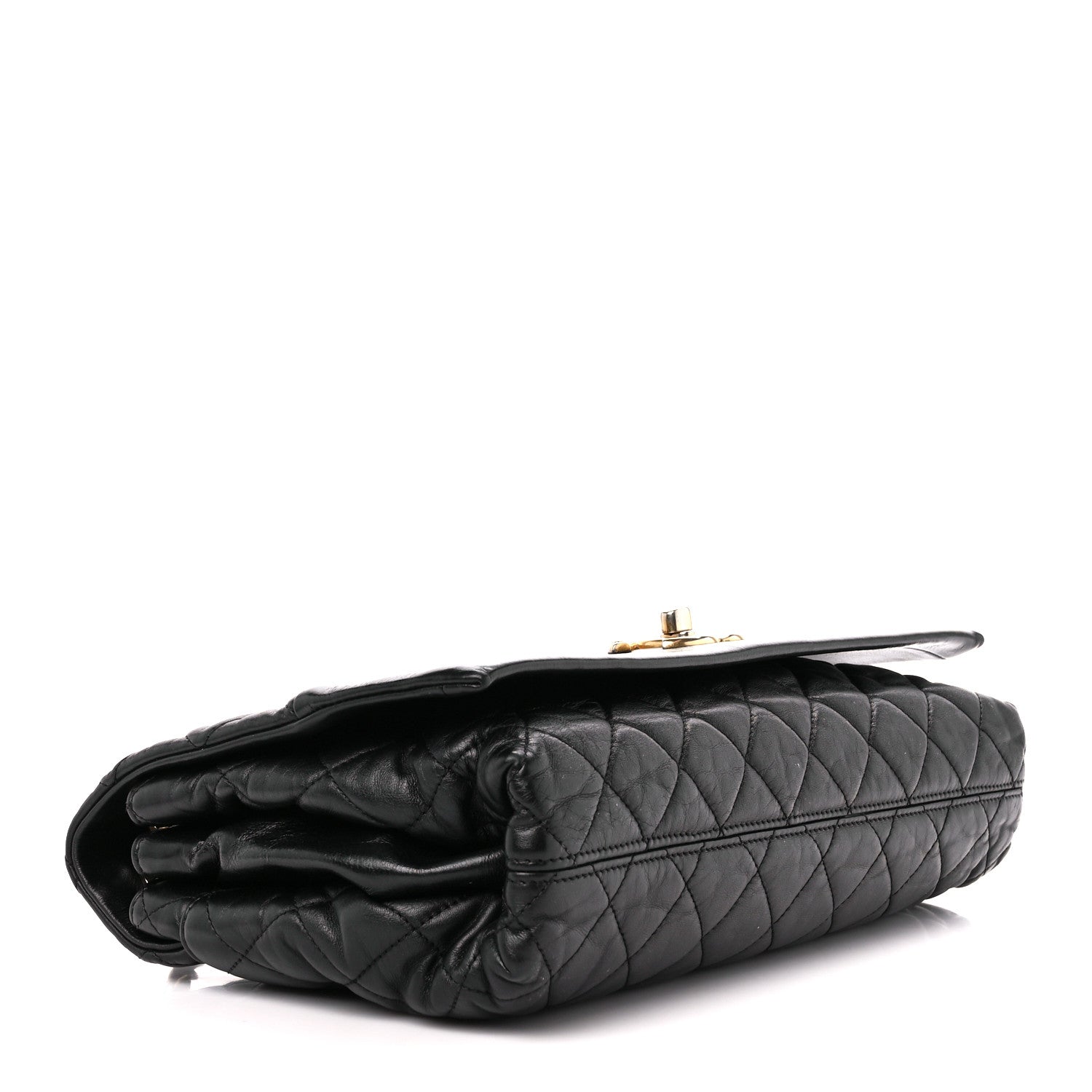 Chanel Calfskin Quilted Jumbo Soft Elegance Flap Black 4 of 11