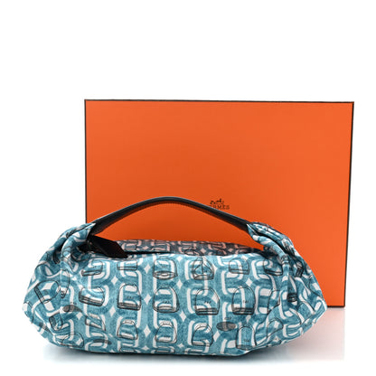 Hermes Silk Balusoie Bag  Bleu Saint Cyr Bleu Indigo 8 of 8